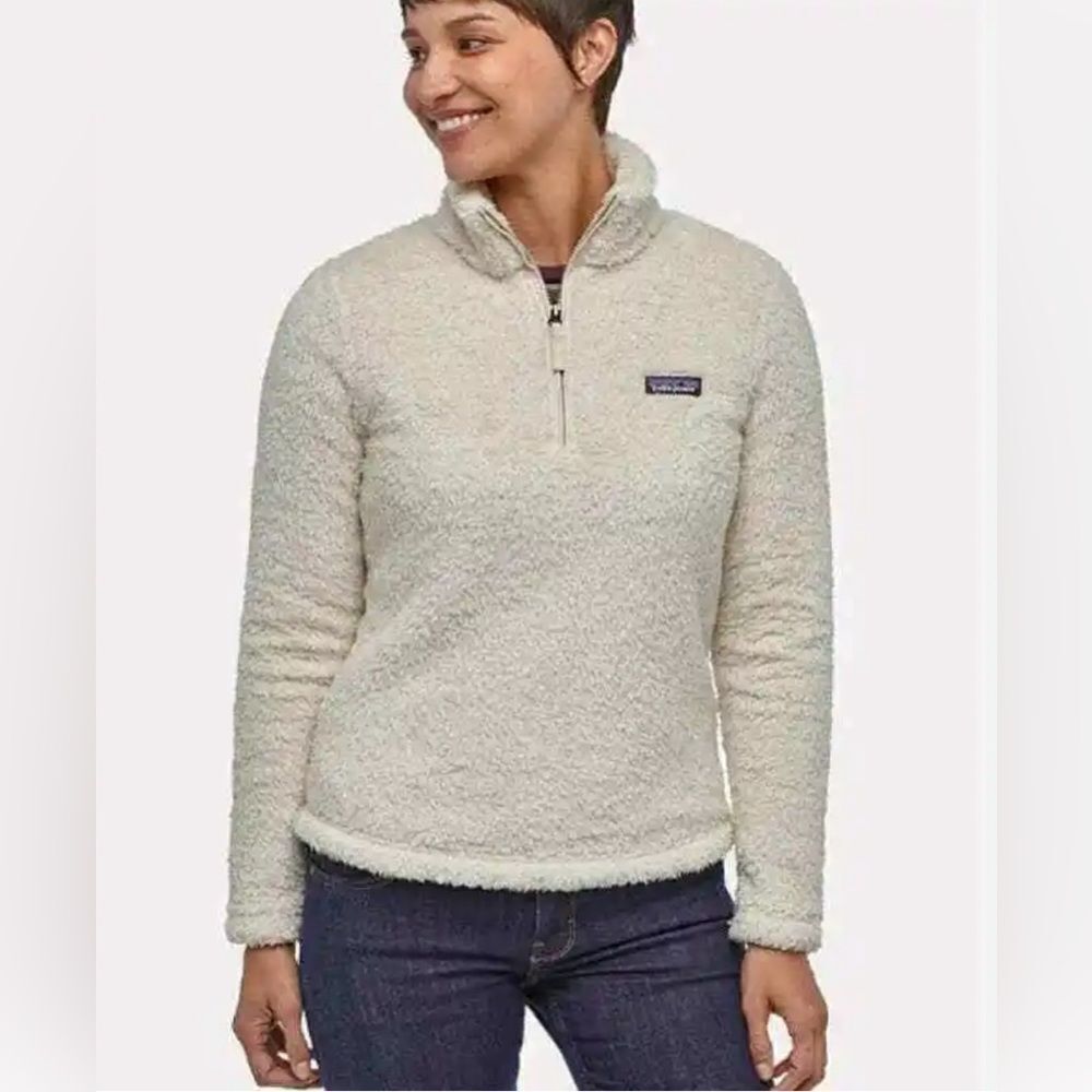 Patagonia Los Gatos 1/4 Zip fleece Teddy Jacket Size Small.